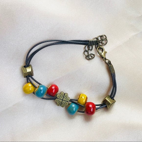 💕Last one Leaves Clover 🍀 Luck Charm Bracelet - Picture 2 of 5